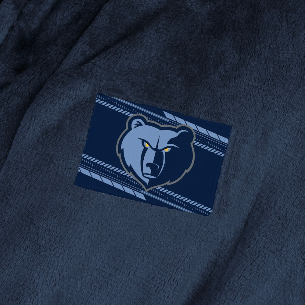 Memphis Grizzlies team color bathrobe patch