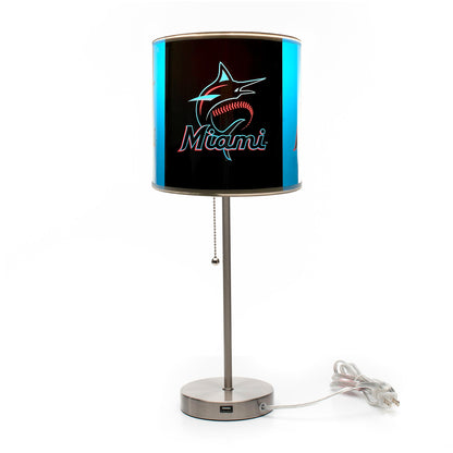 Miami Marlins table lamp