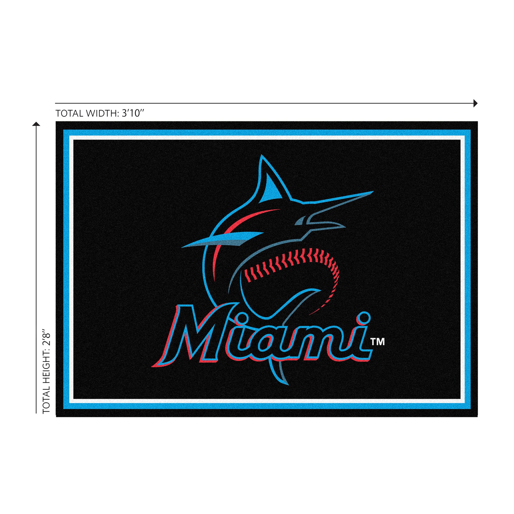Miami Marlins Welcome Mat Dimensions