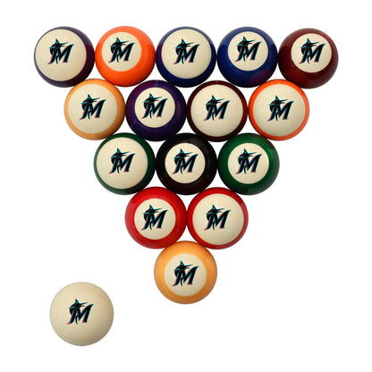 Miami Marlins logo billiards balls