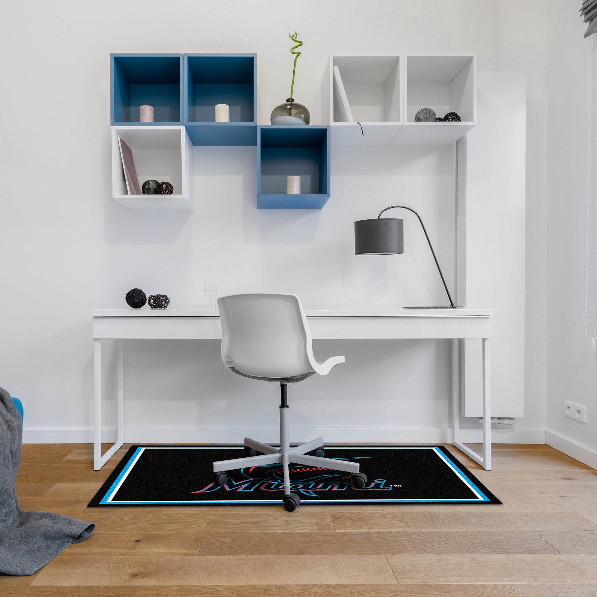 Miami Marlins small area rug