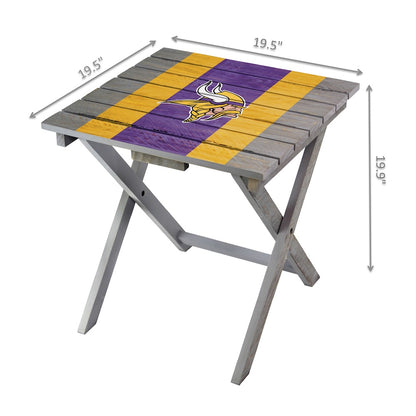 Minnesota Vikings Adirondack Table Dimensions
