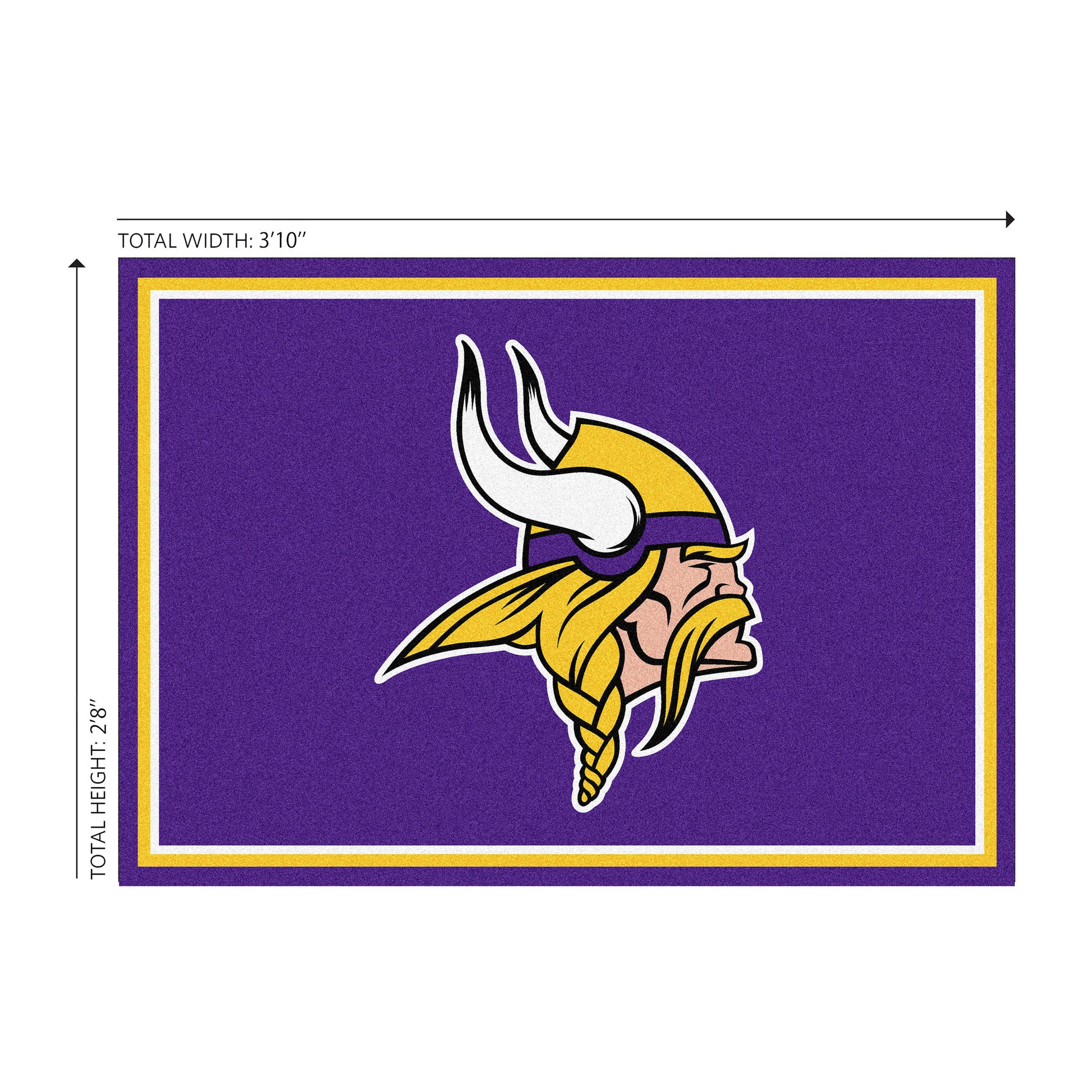 Minnesota Vikings Welcome Mat Dimensions