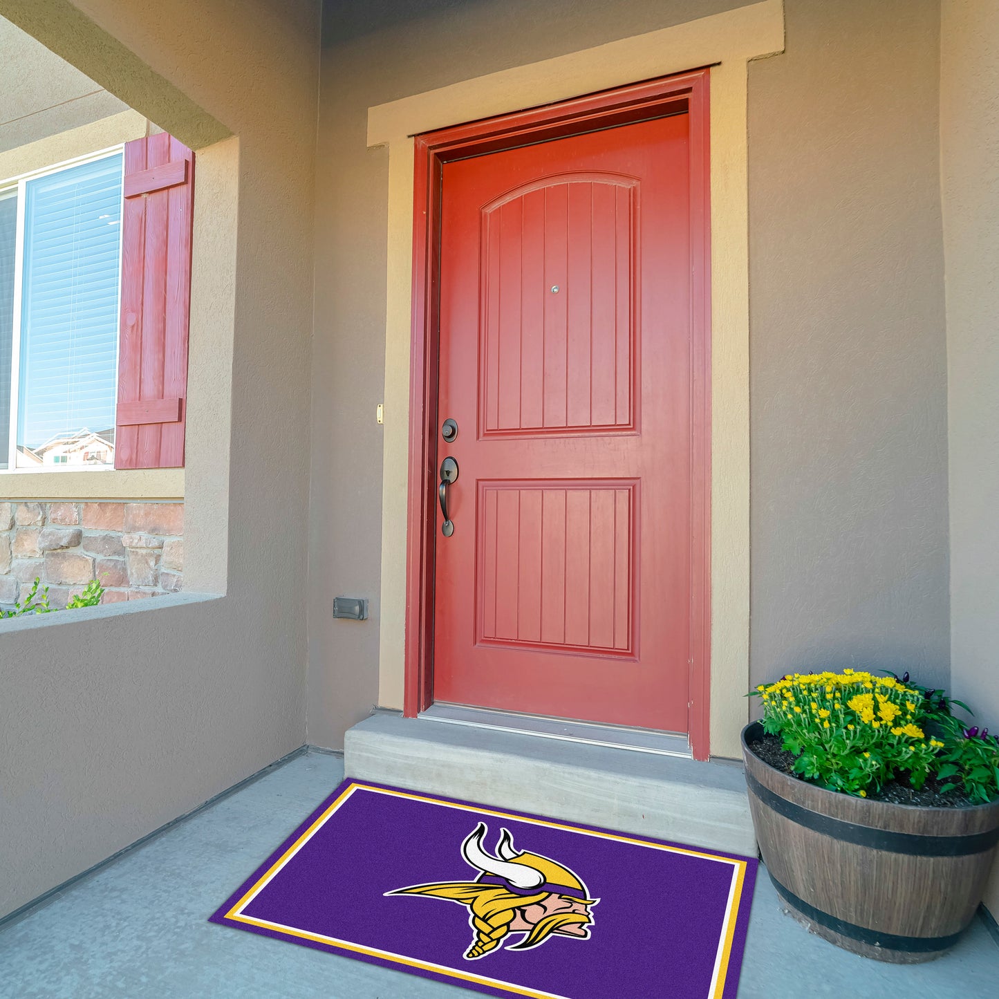 Minnesota Vikings Front Door Mat