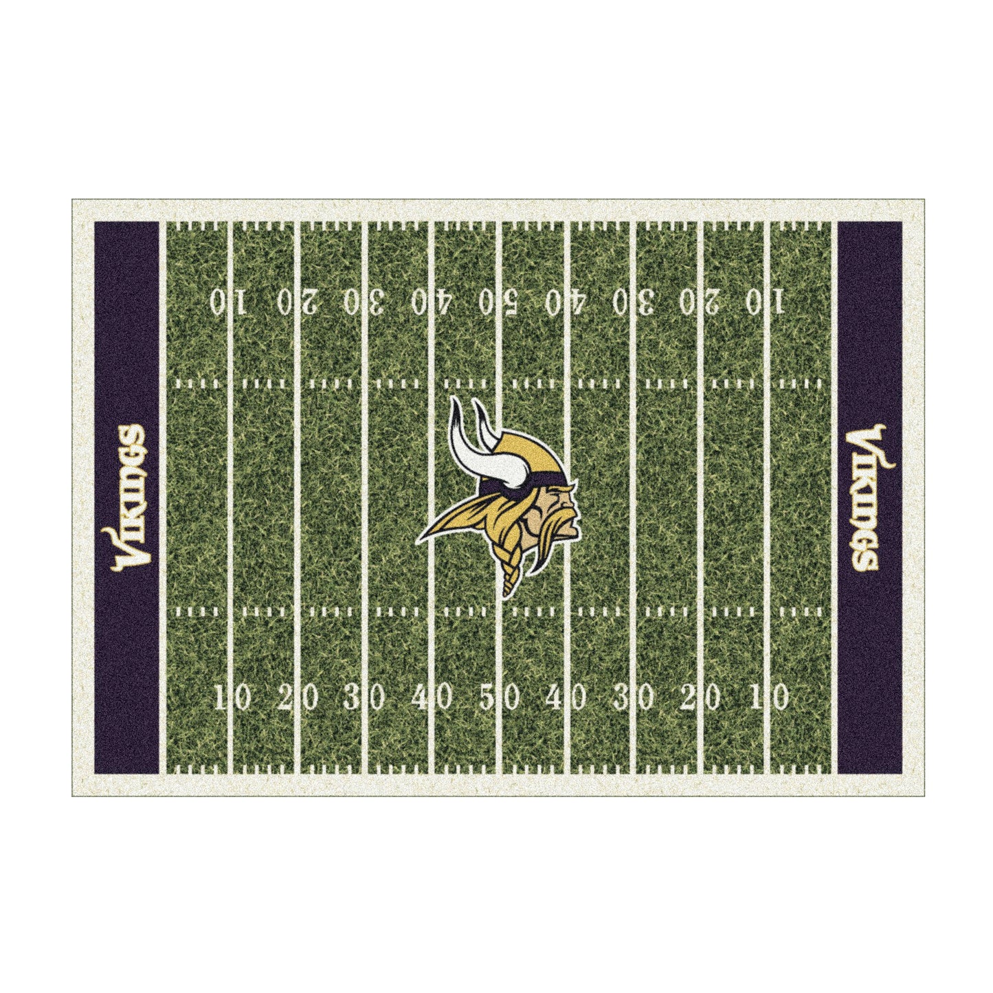 Minnesota Vikings home field style area rug