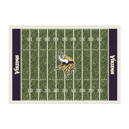 Minnesota Vikings home field style area rug