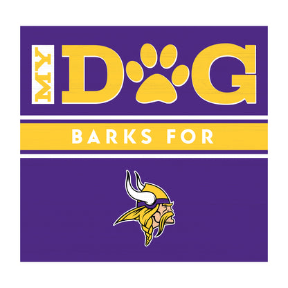 Minnesota Vikings dog sign