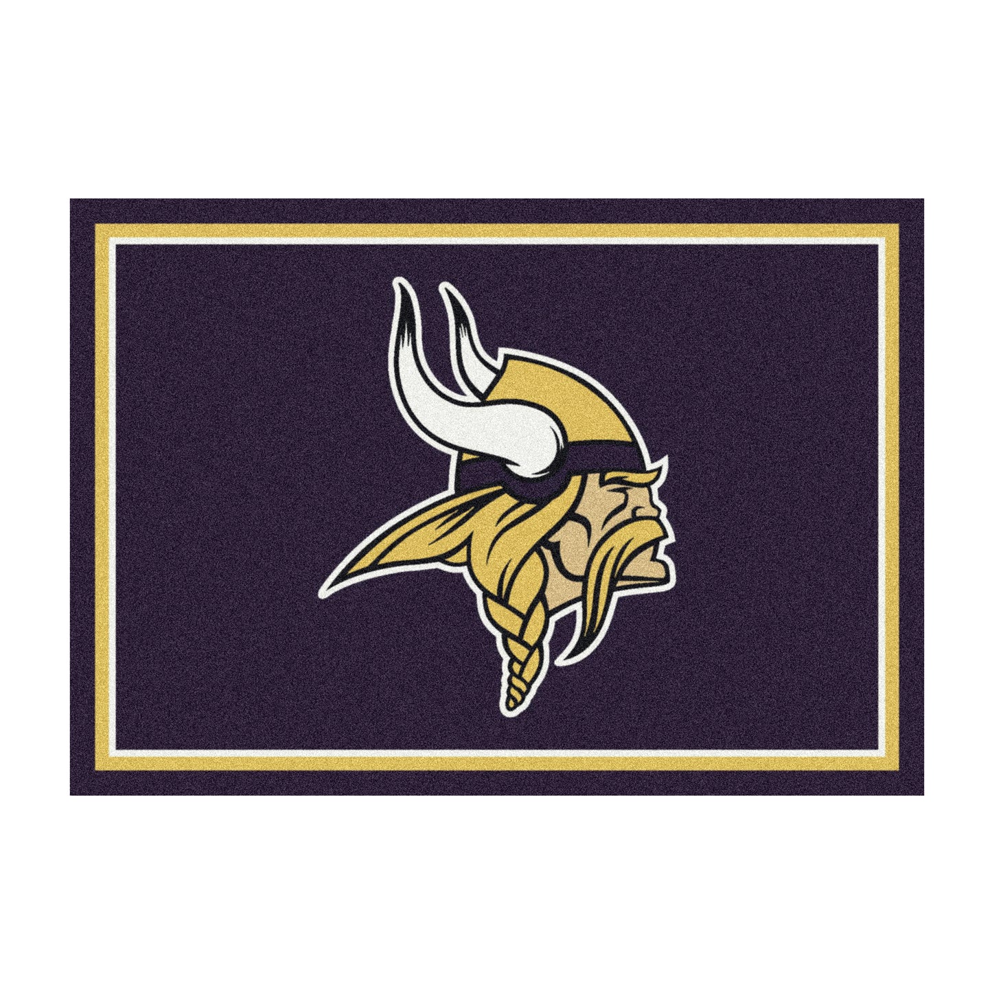 Minnesota Vikings distressed style area rug