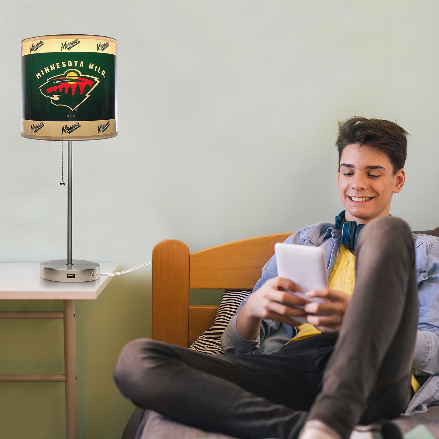 Minnesota Wild reading lamp