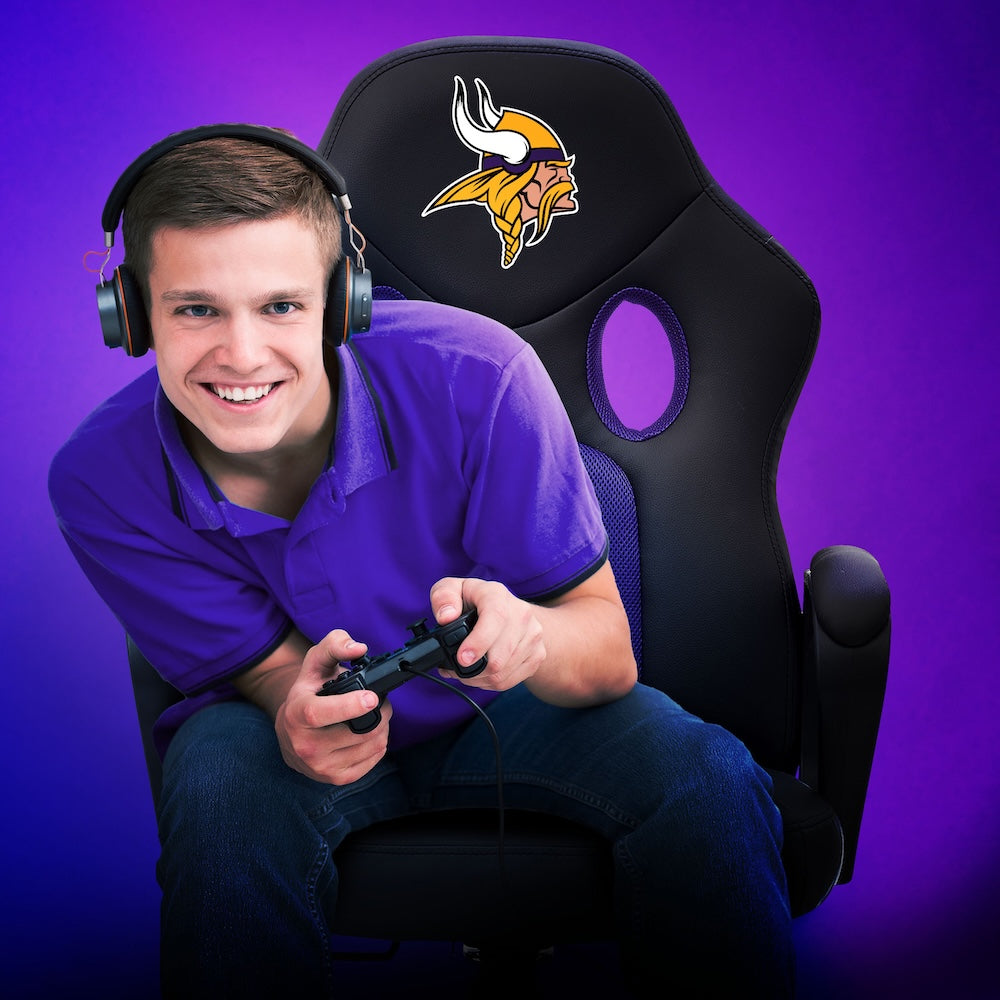 Minnesota Vikings Office Gamer Chair Lifestyle