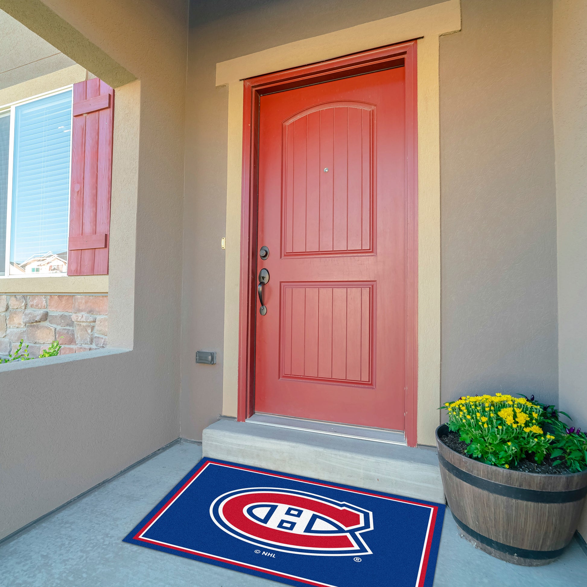 Montreal Canadiens Front Door Mat
