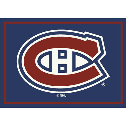 Montreal Canadiens distressed style area rug