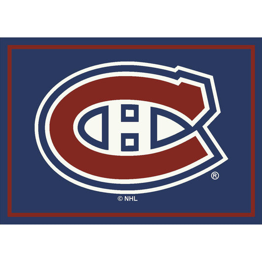 Montreal Canadiens distressed style area rug