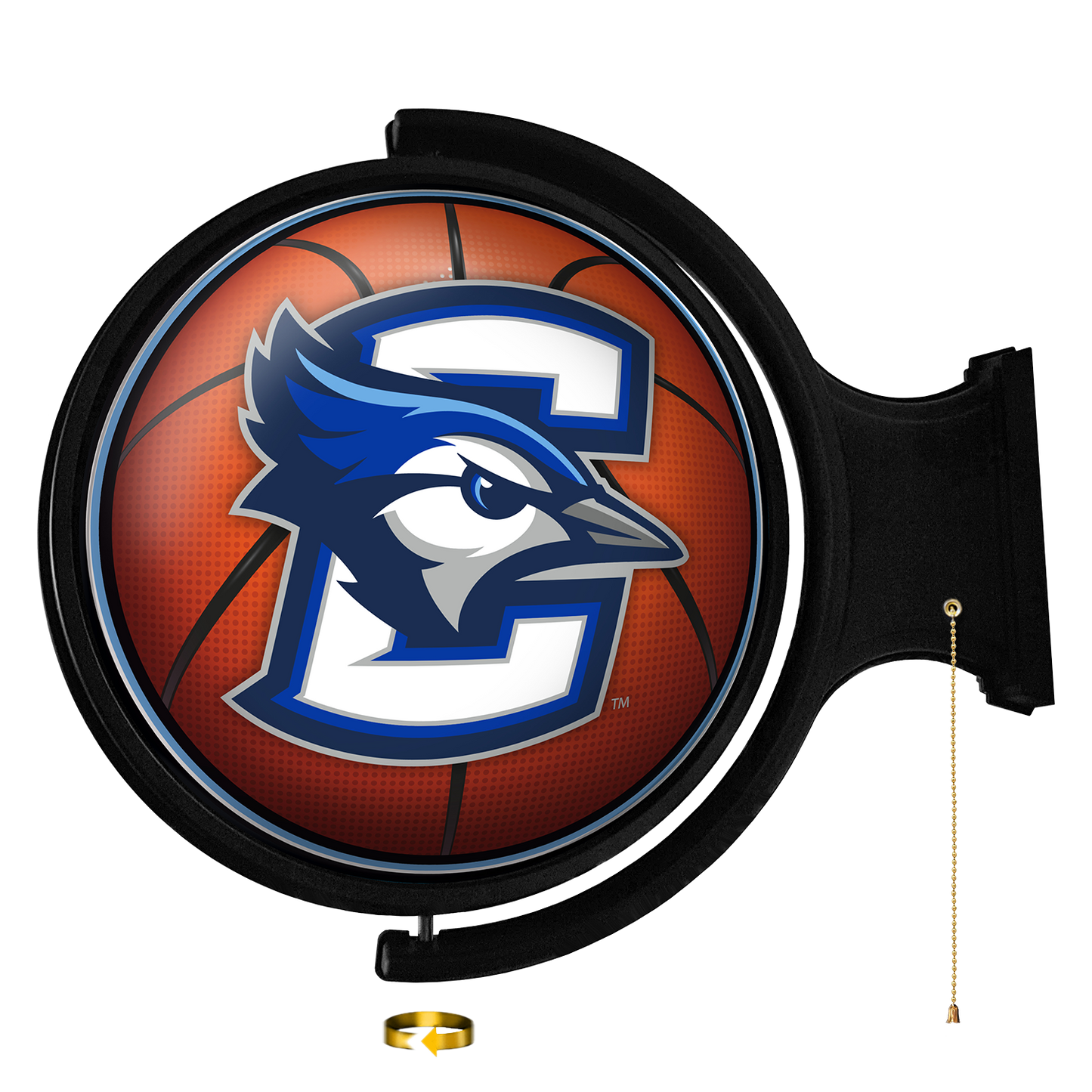 Creighton Blue Jays Round Basketball Rotating Wall Sign