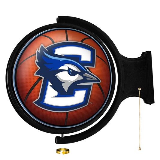 Creighton Blue Jays Round Basketball Rotating Wall Sign
