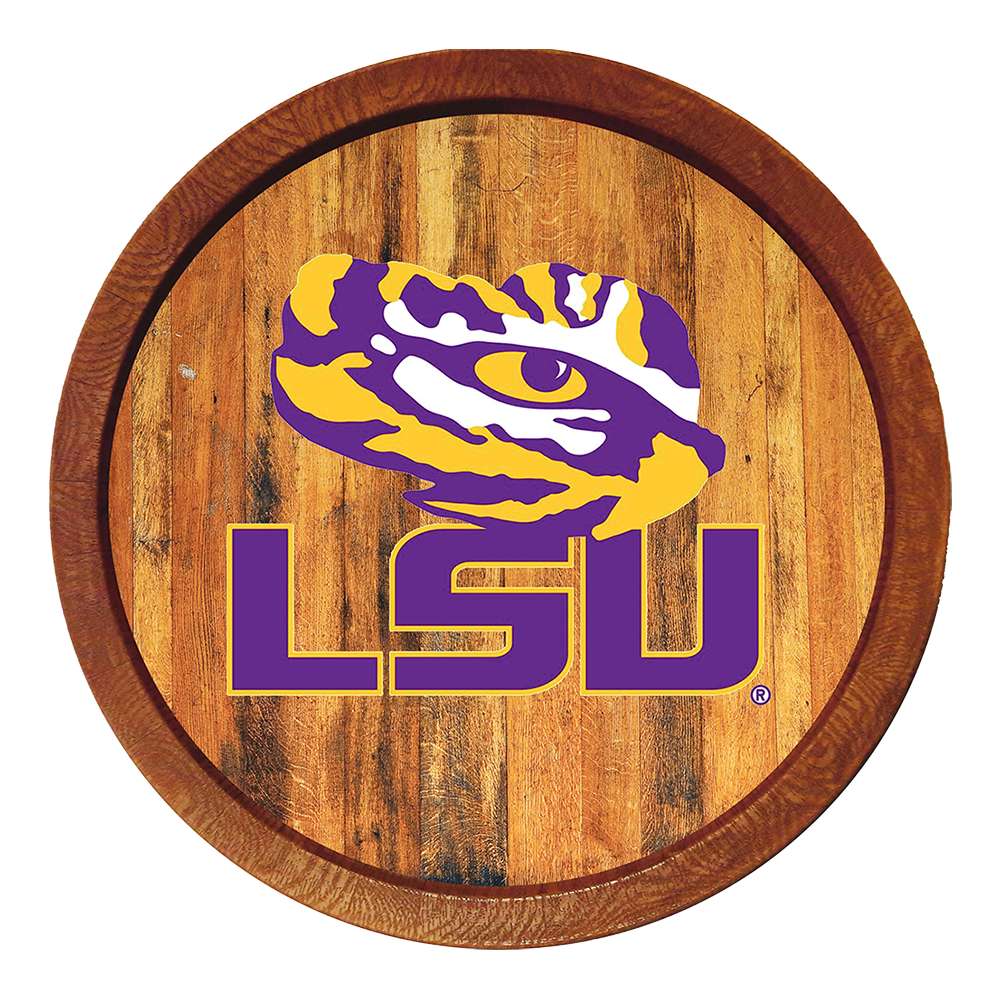 LSU Tigers Barrel Top Sign