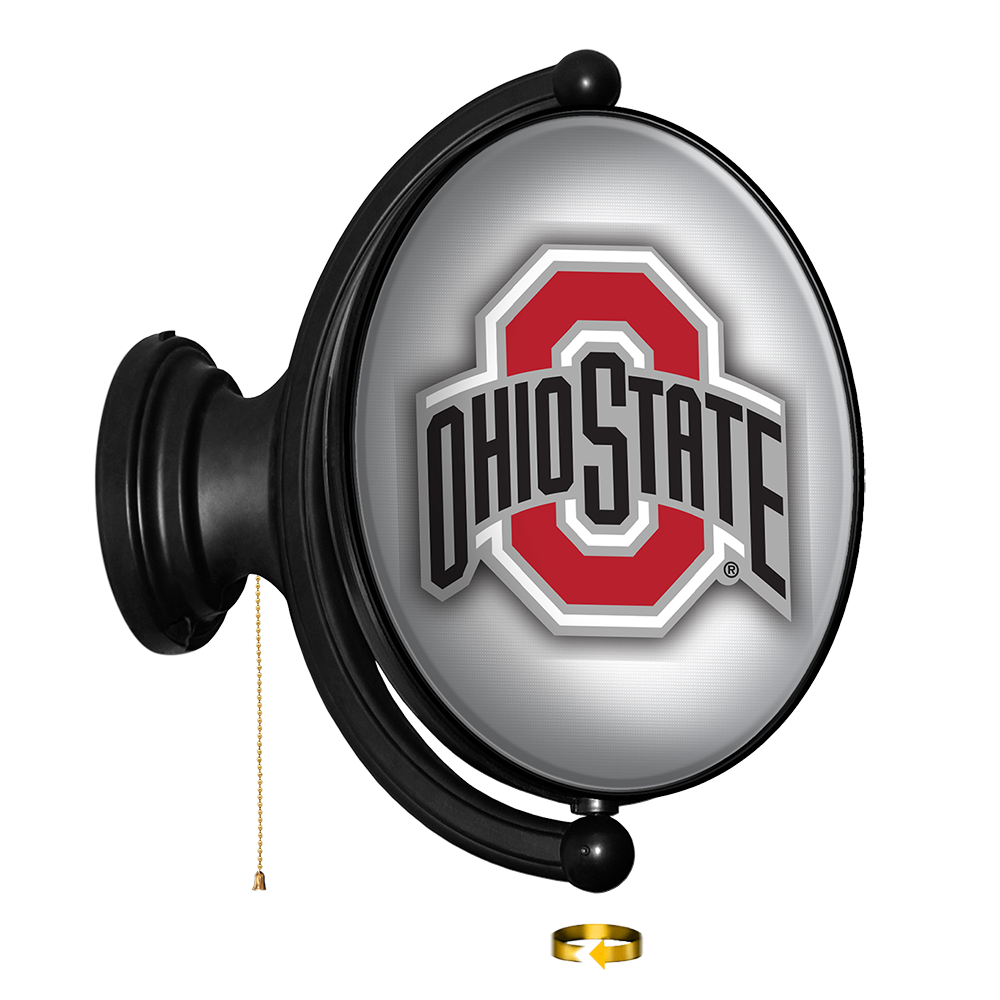 Ohio State Buckeyes Oval Rotating Wall Sign