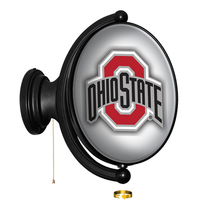 Ohio State Buckeyes Oval Rotating Wall Sign