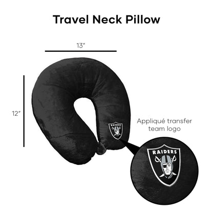 Las Vegas Raiders Travel Roll Pillow Dimensions