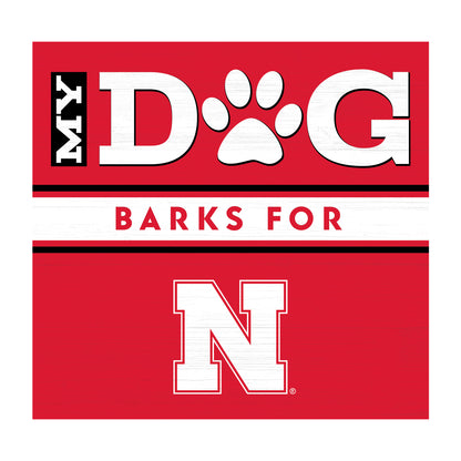 Nebraska Cornhuskers dog sign