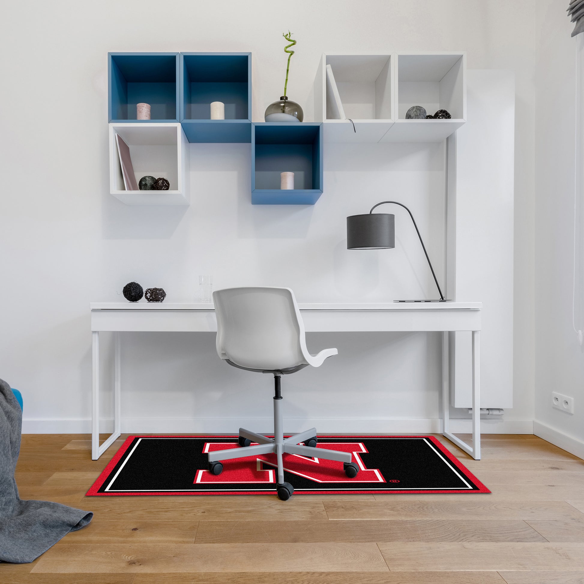 Nebraska Cornhuskers small area rug