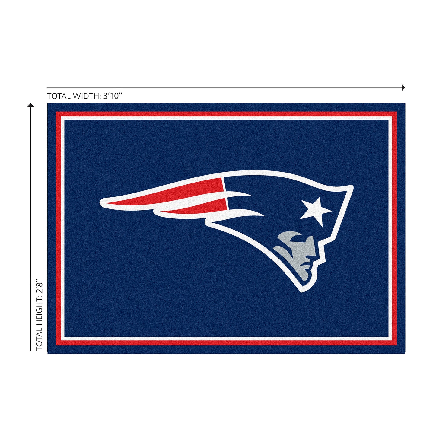 New England Patriots Welcome Mat Dimensions