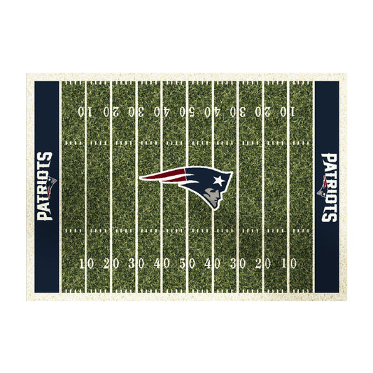 New England Patriots home field style area rug