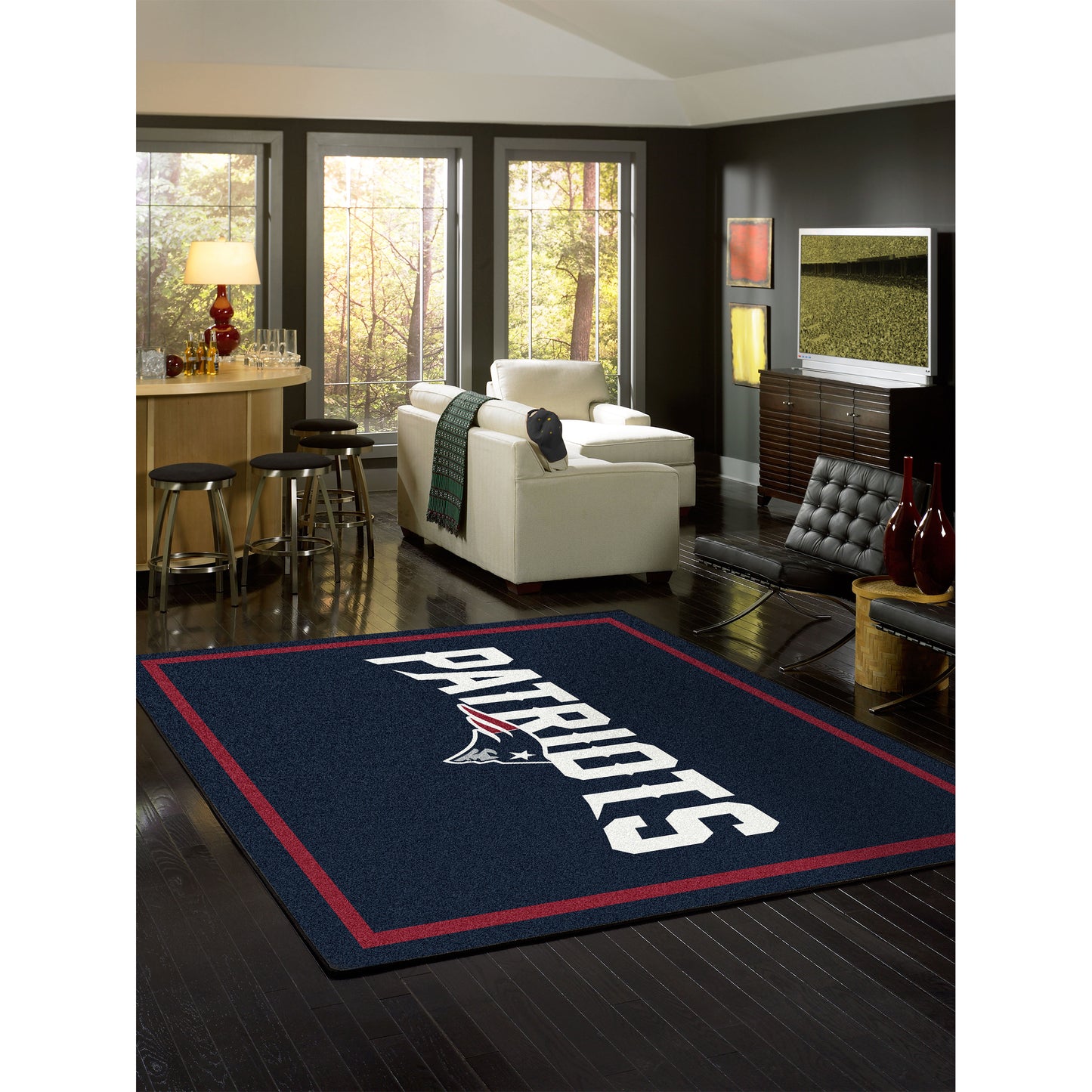 New England Patriots spirit style area rug life