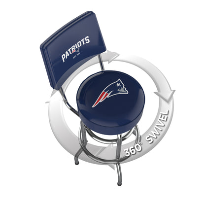 New England Patriots Swivel Barstool