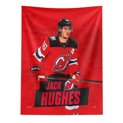 New Jersey Devils Jack Hughes wall hanging