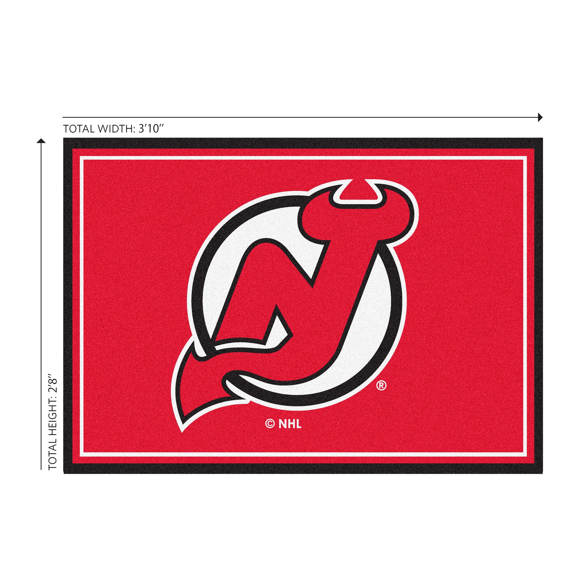 New Jersey Devils Welcome Mat Dimensions