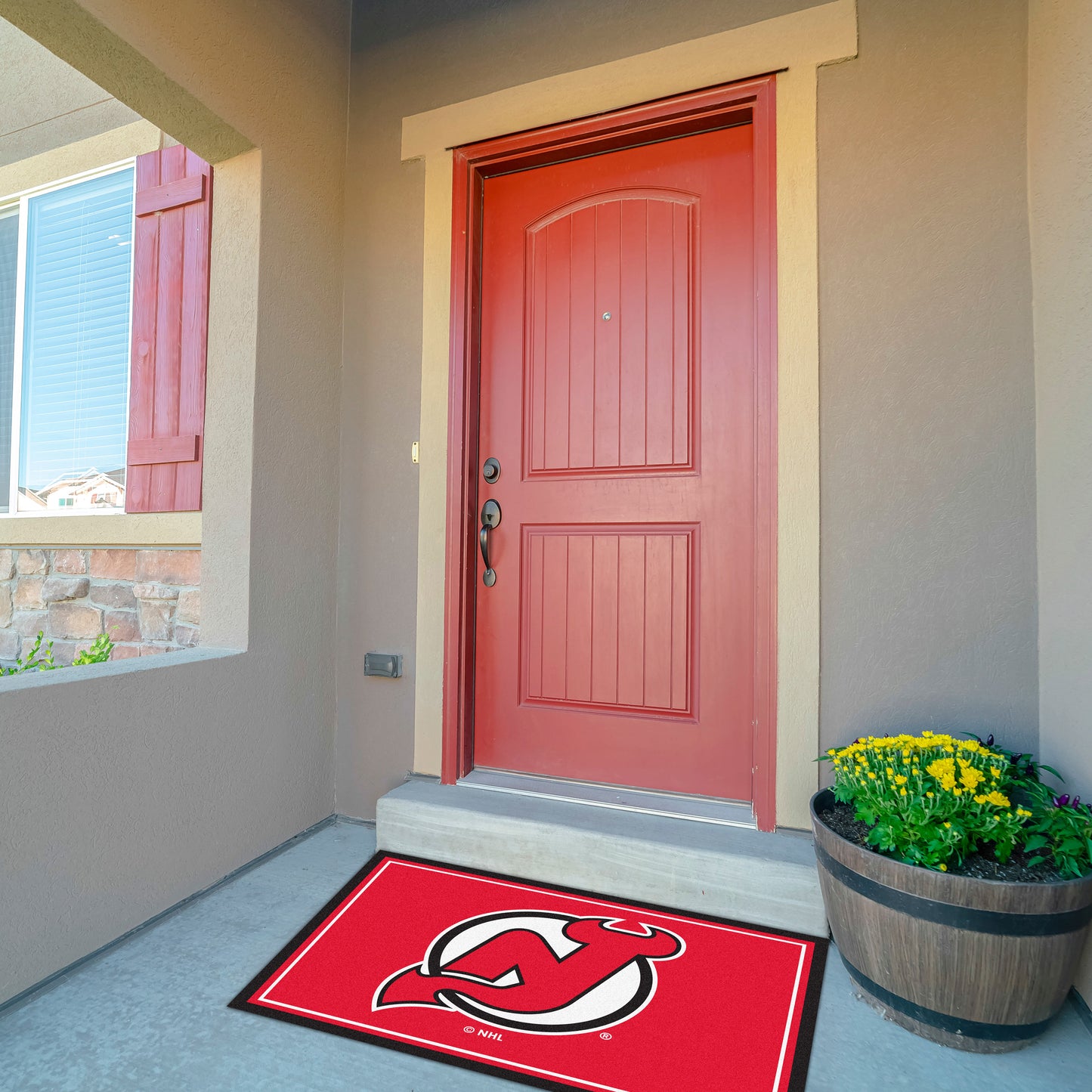 New Jersey Devils Front Door Mat