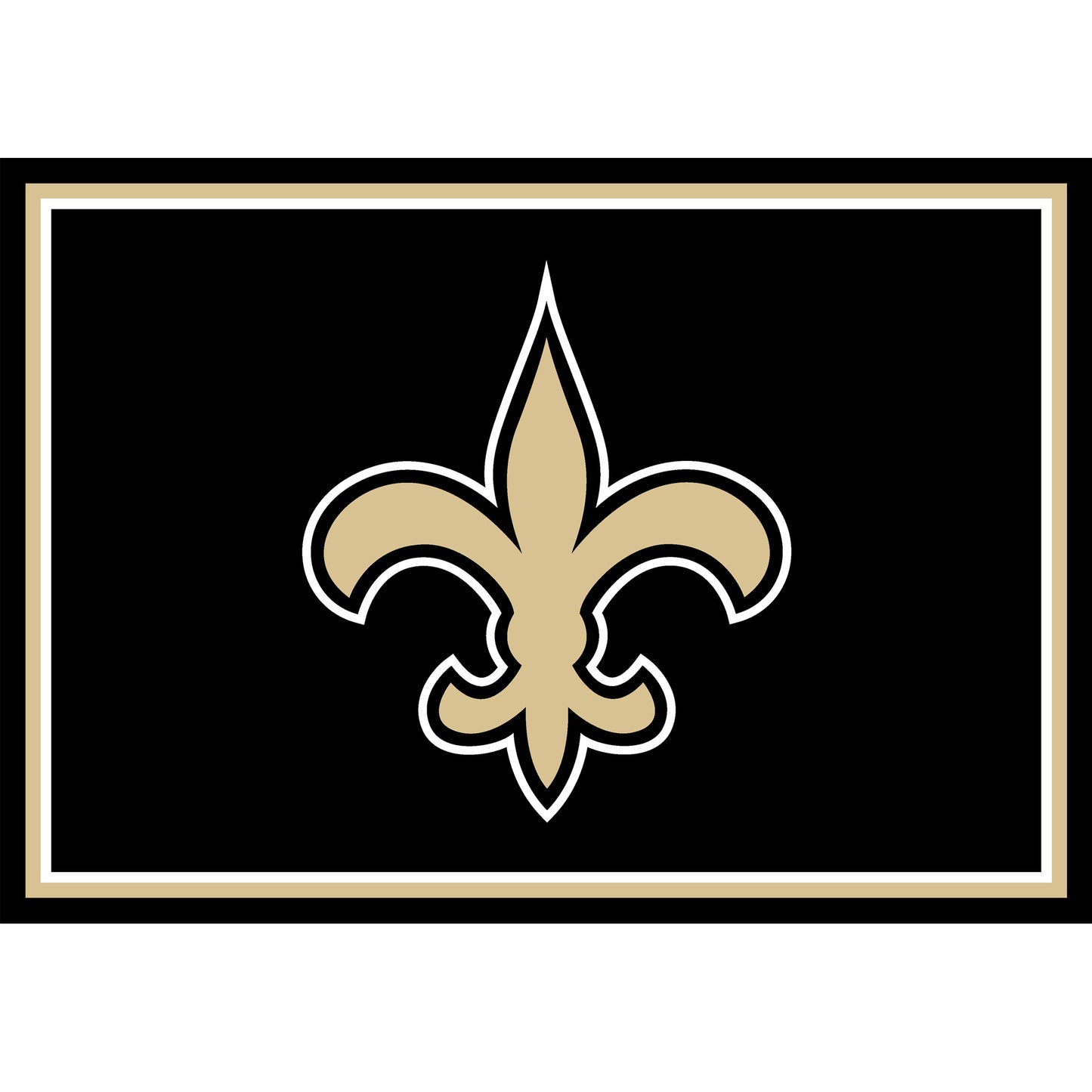 New Orleans Saints Welcome Mat Dimensions
