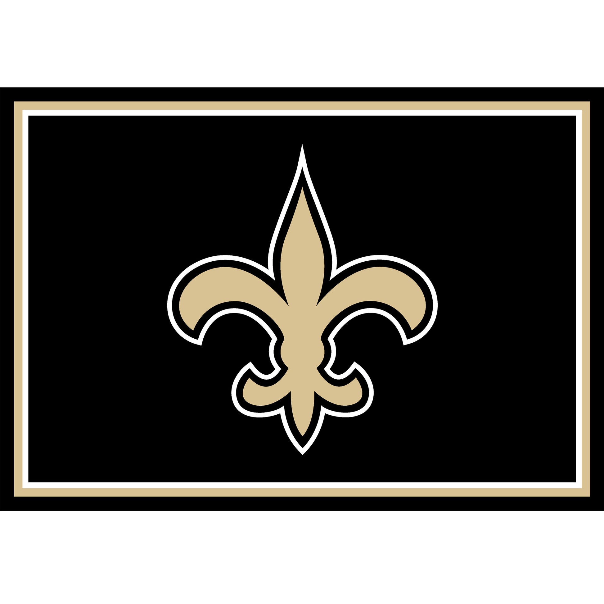 New Orleans Saints Welcome Mat Dimensions