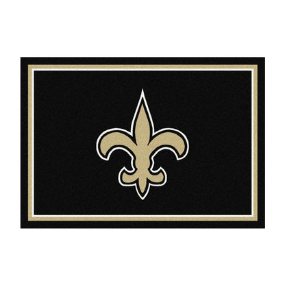 New Orleans Saints distressed style area rug