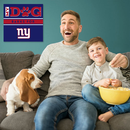 New York Giants my dog art sign