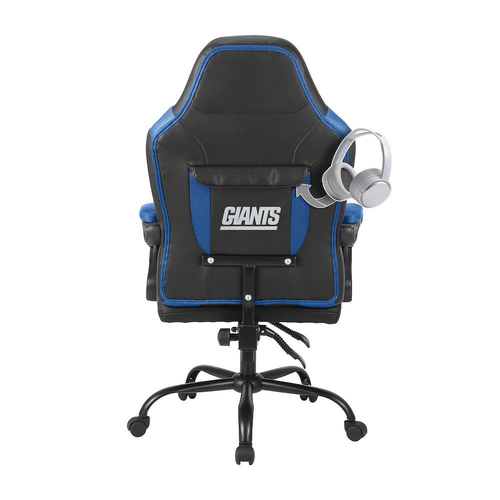 New York Giants Office Gamer Chair Back