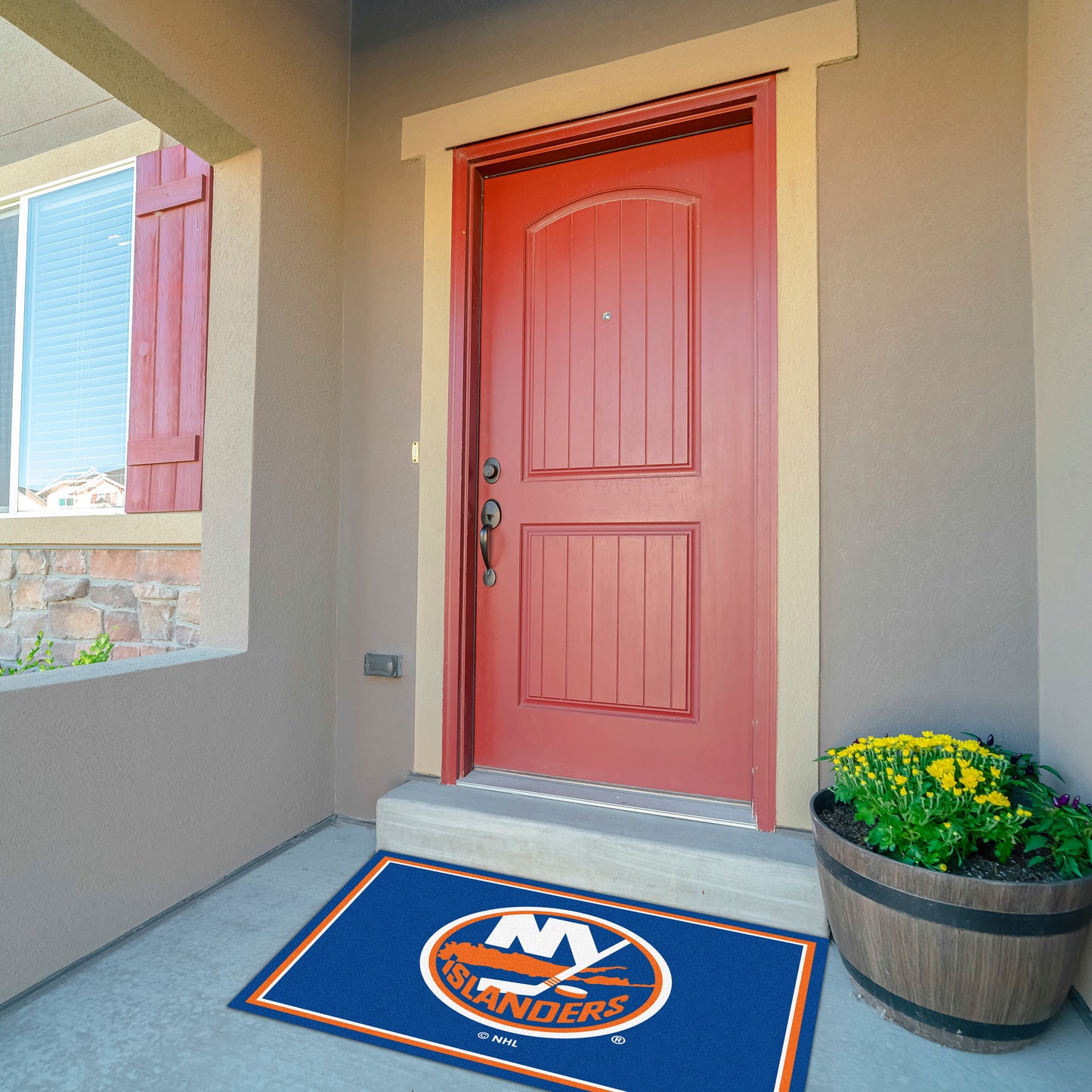 New York Islanders Front Door Mat