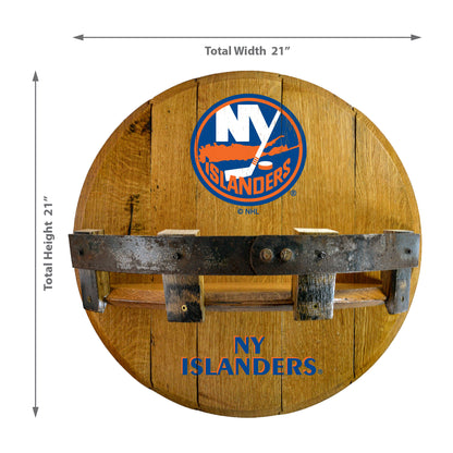 New York Islanders whiskey barrel shelf dimensions