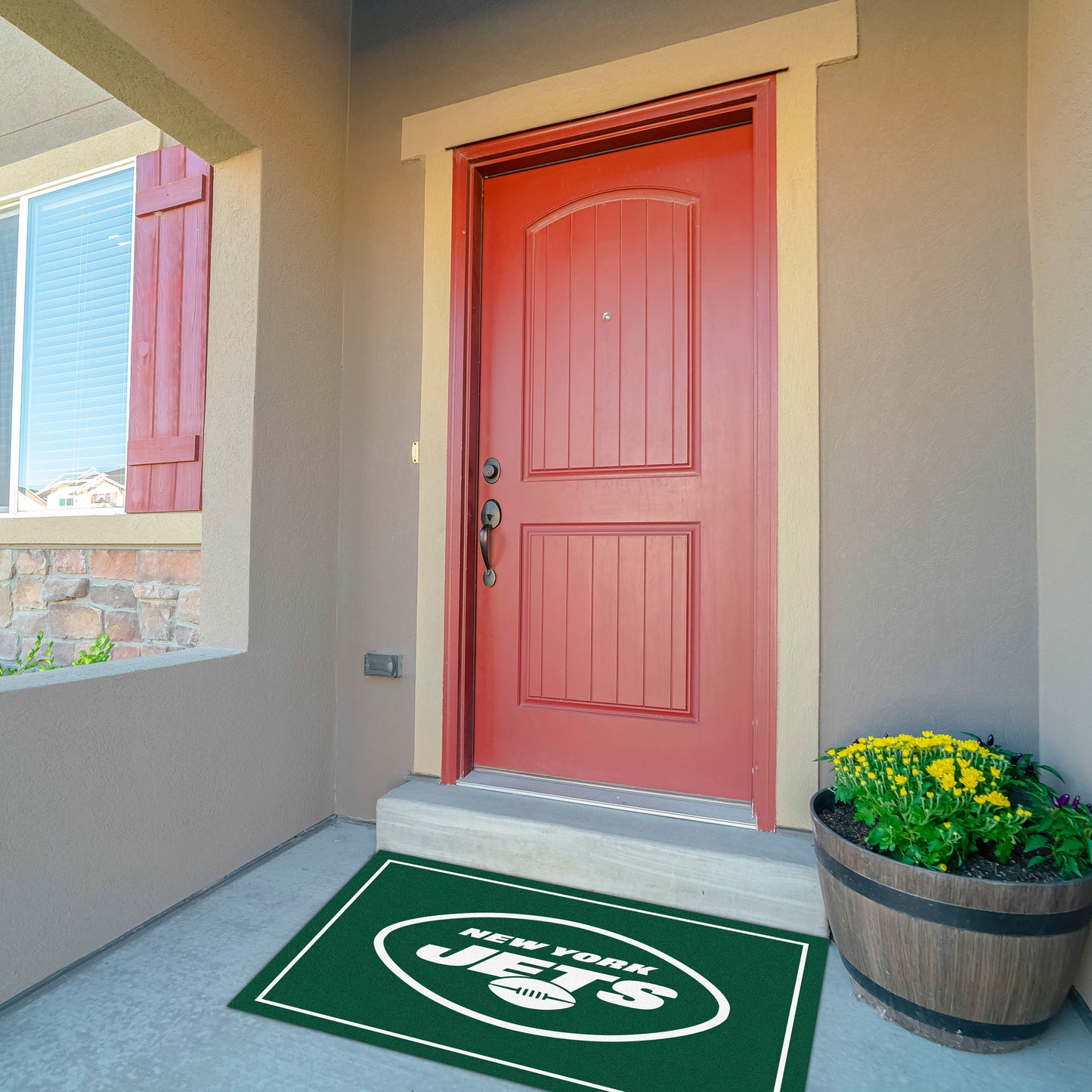 New York Jets Front Door Mat