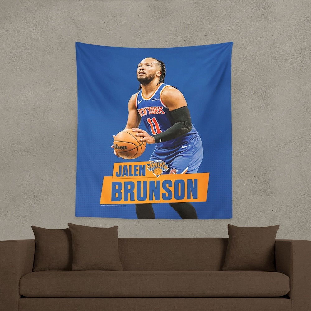 New York Knicks Jalen Brunson wall hanging
