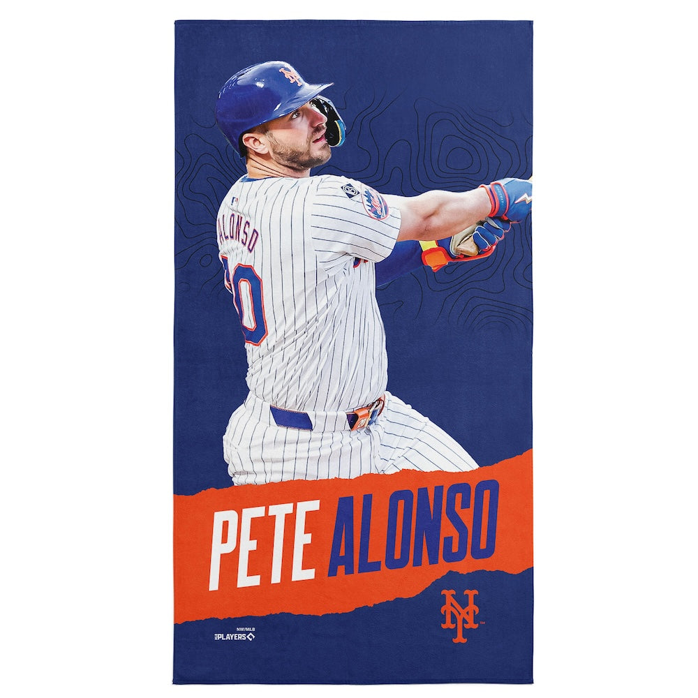 New York Mets Pete Alonso beach towel
