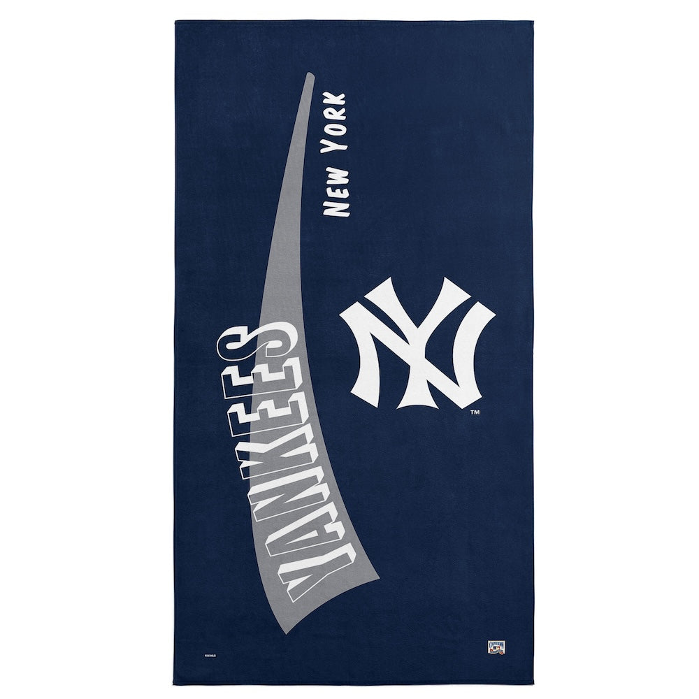 New York Yankees throwback beach towel