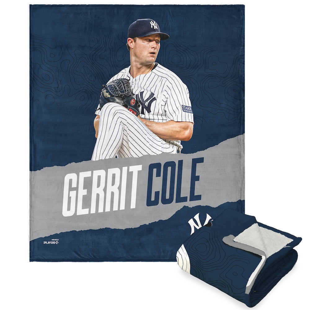 New York Yankees Gerrit Cole Sherpa Blanket