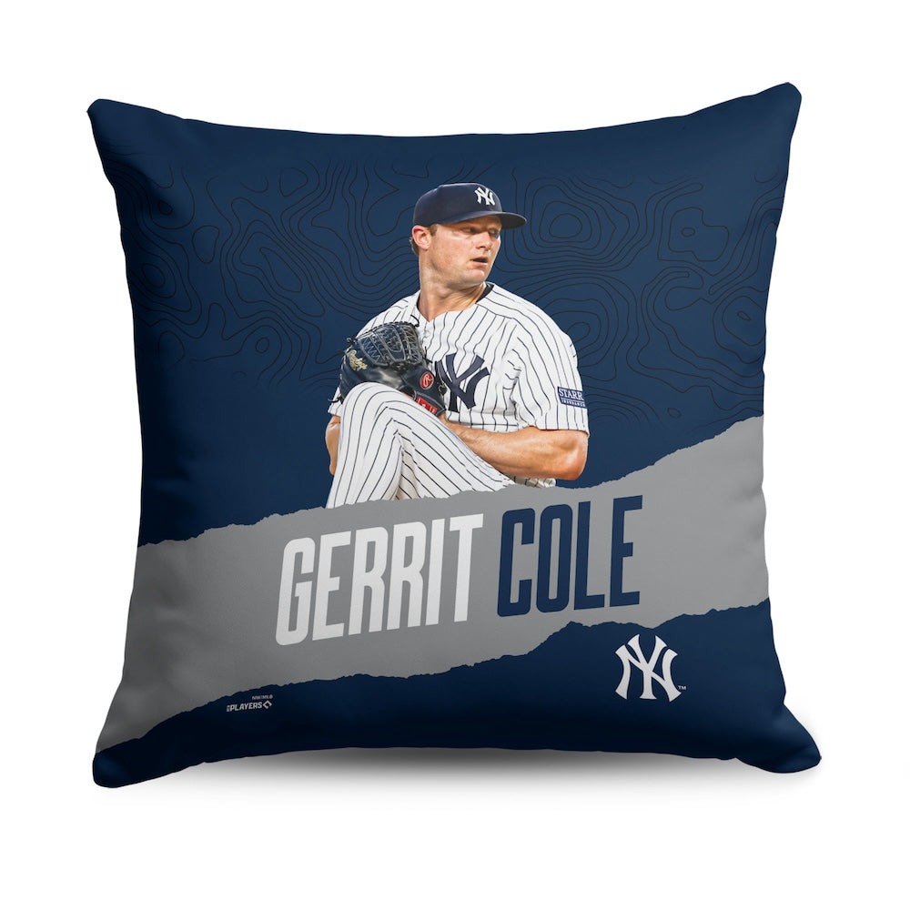New York Yankees Gerrit Cole throw pillow