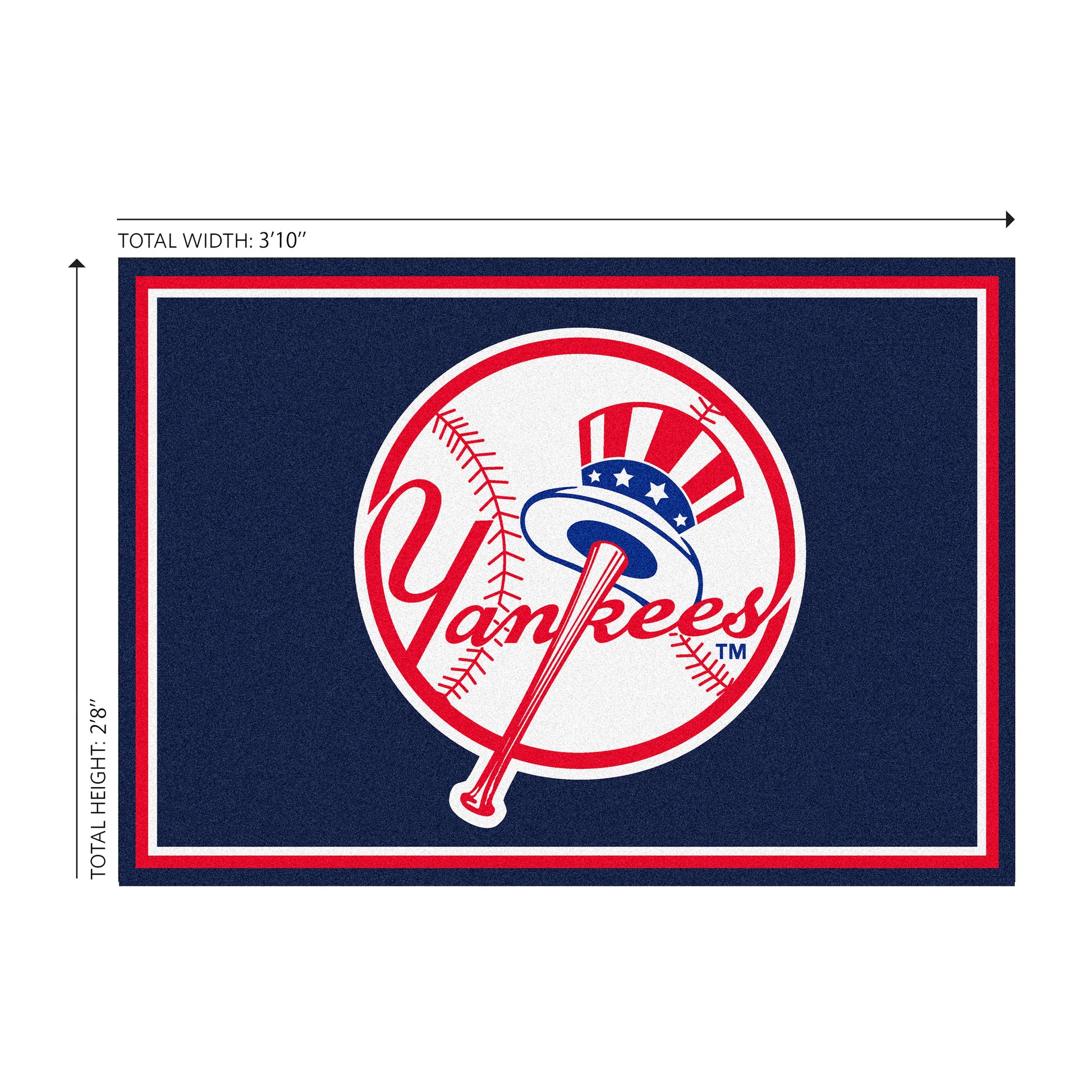 New York Yankees Welcome Mat Dimensions