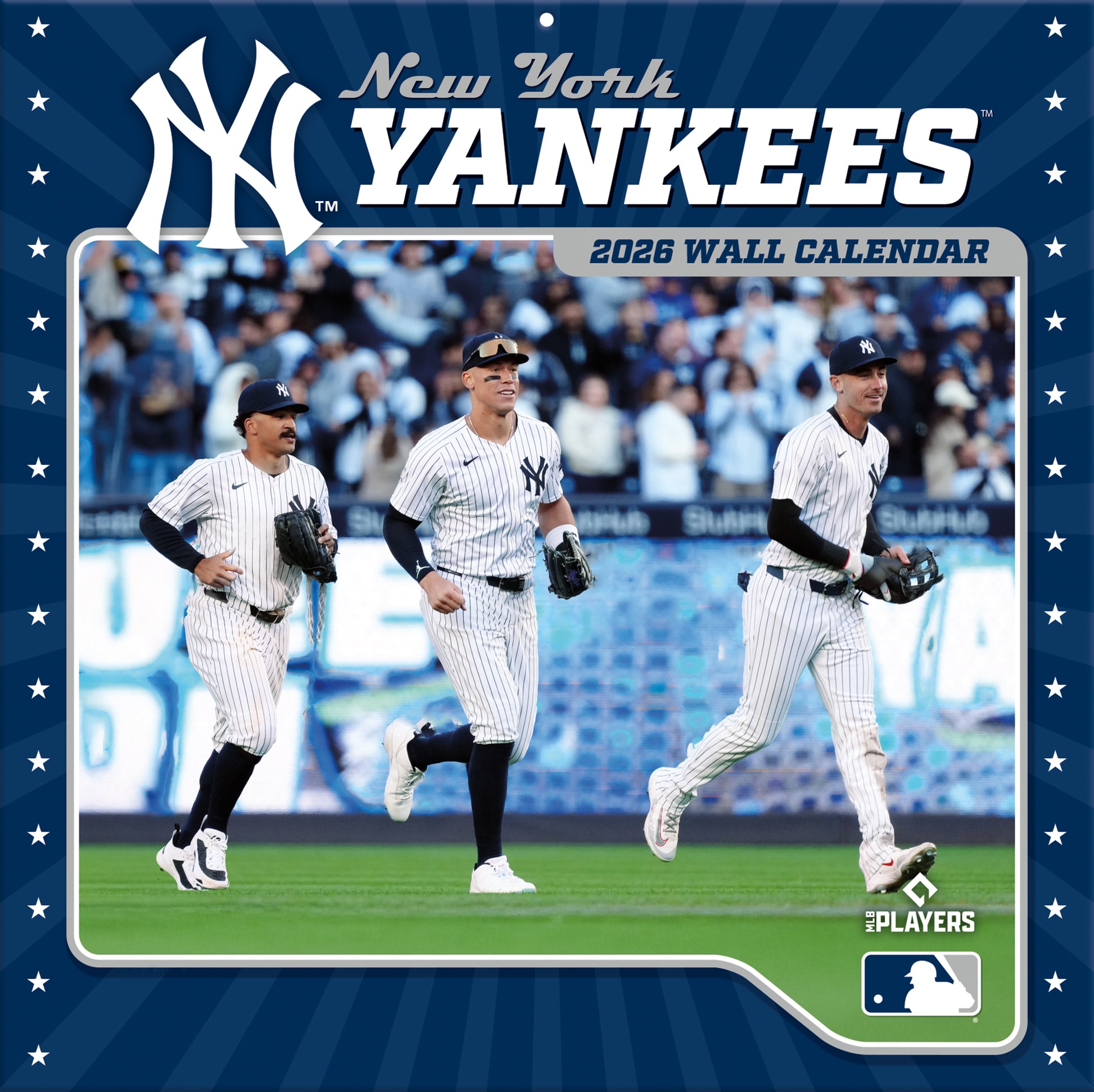 New York Yankees Team Photos Wall Calendar