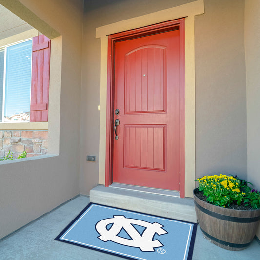North Carolina Tar Heels Front Door Mat