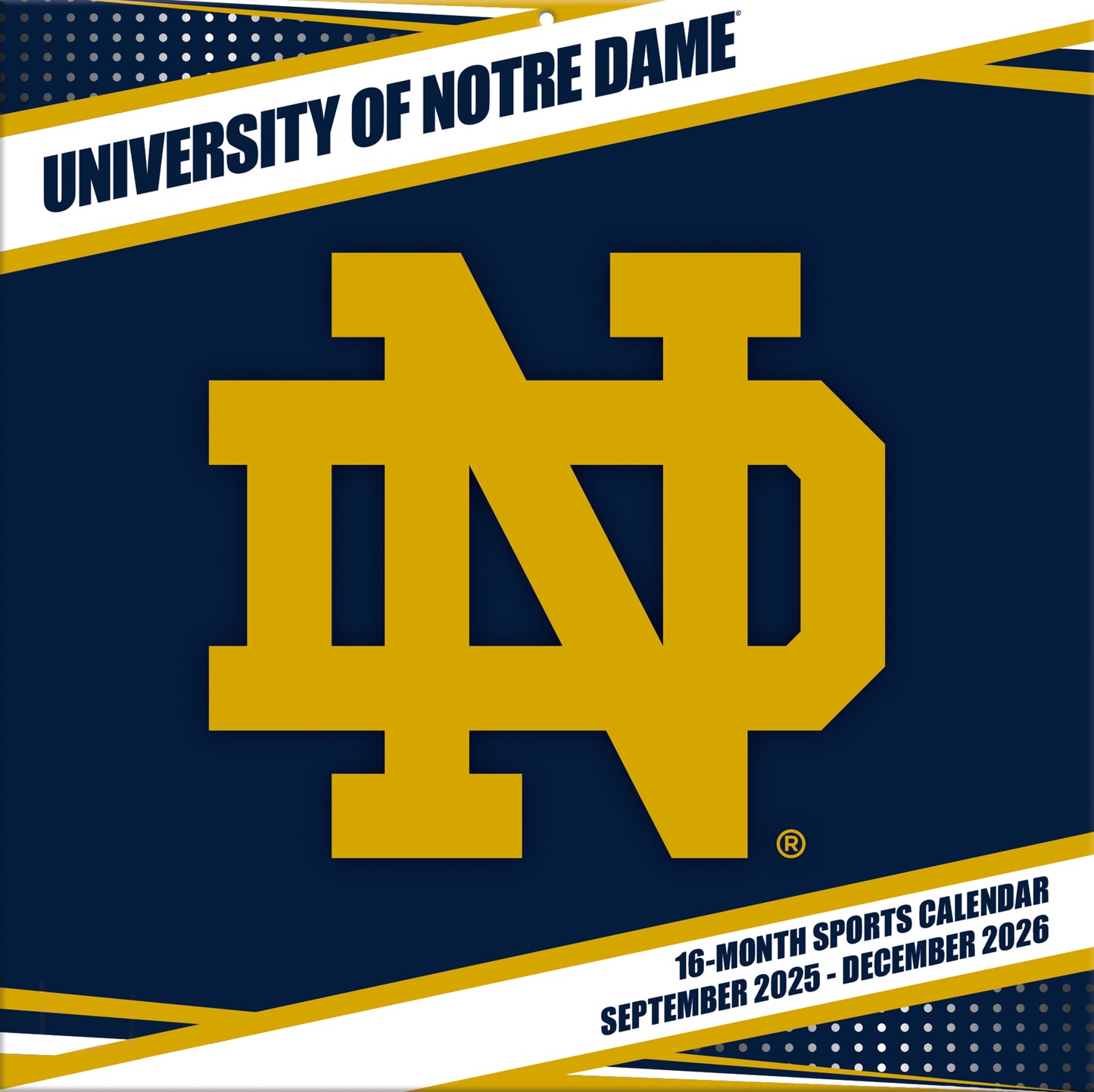 Notre Dame Fighting Irish Team Photos Wall Calendar