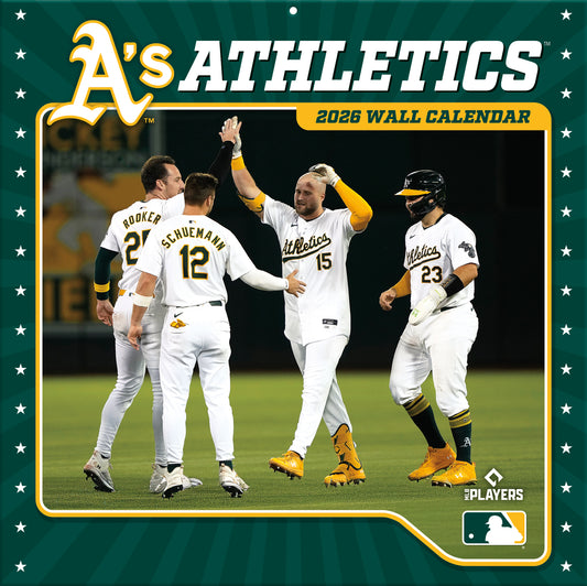 Oakland A's Team Photos Wall Calendar